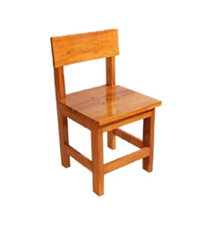 Kursi Belajar Kayu